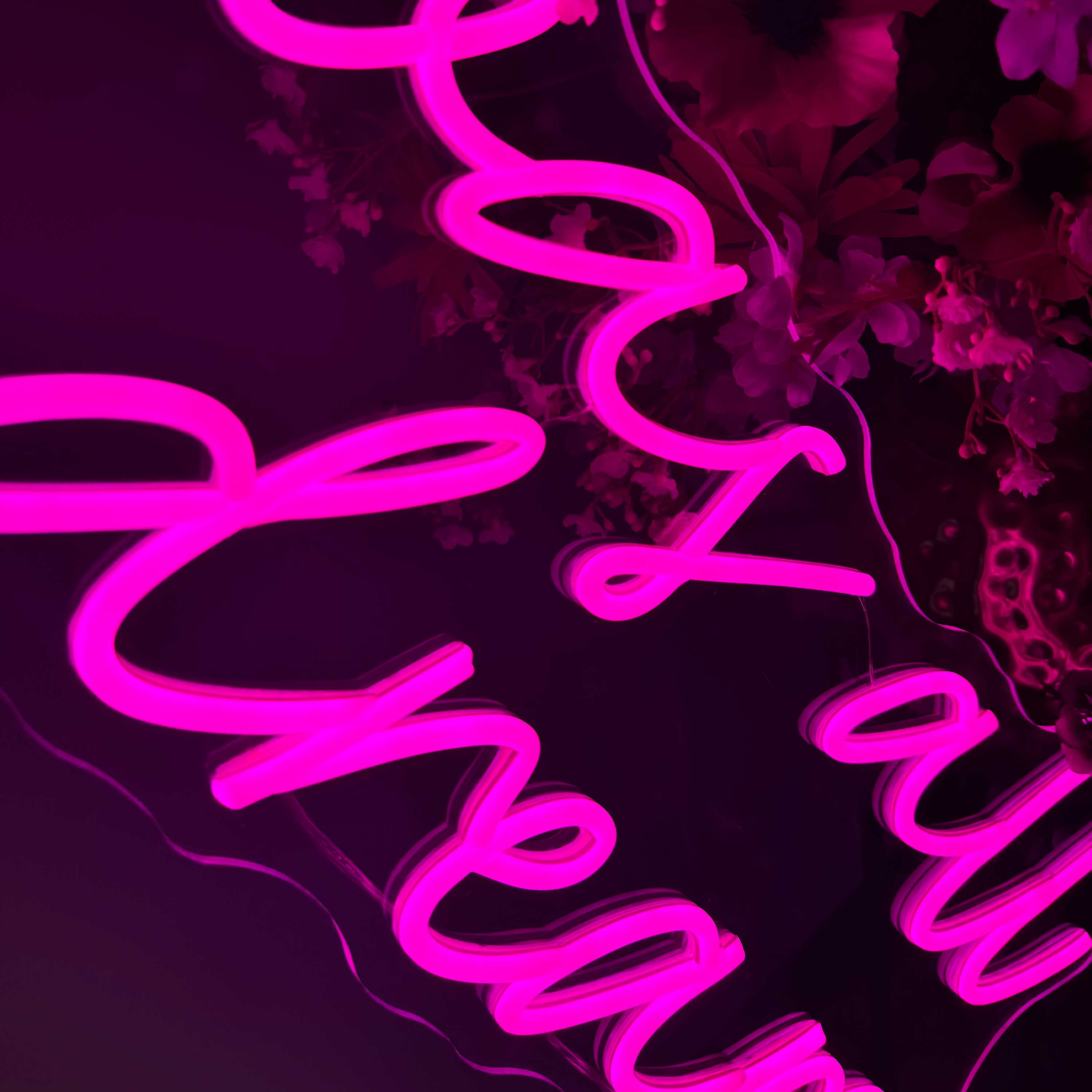 Neon Schild It was all a dream