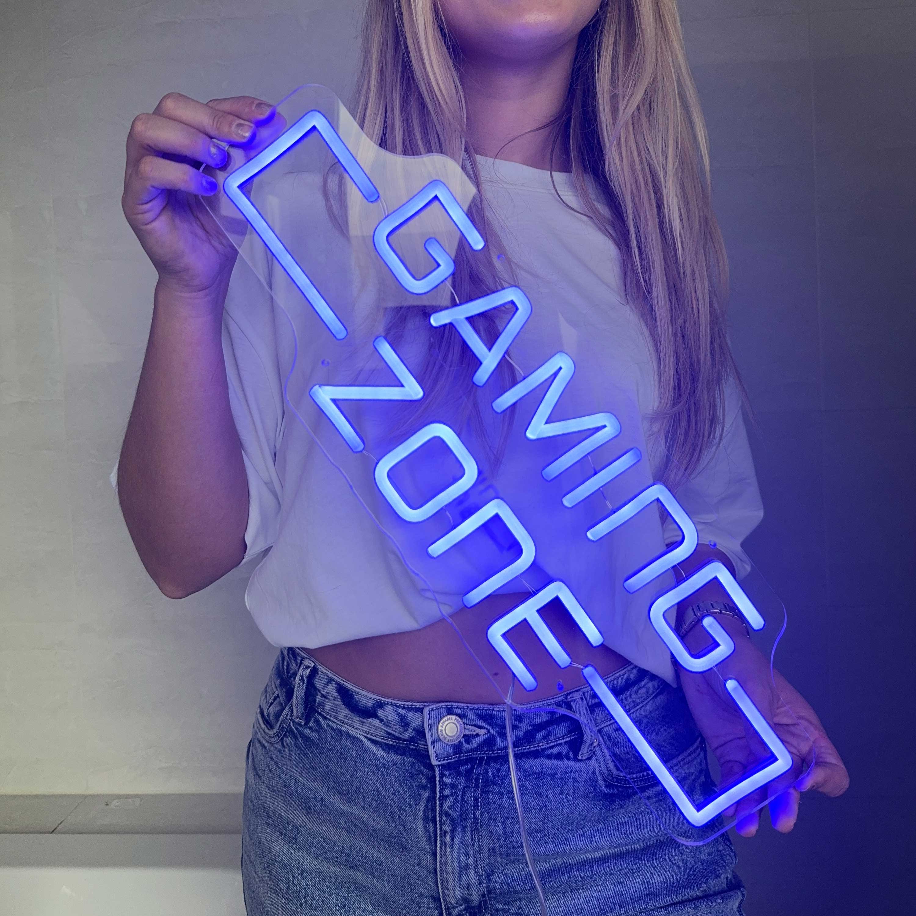 Neon Schild Gaming Zone