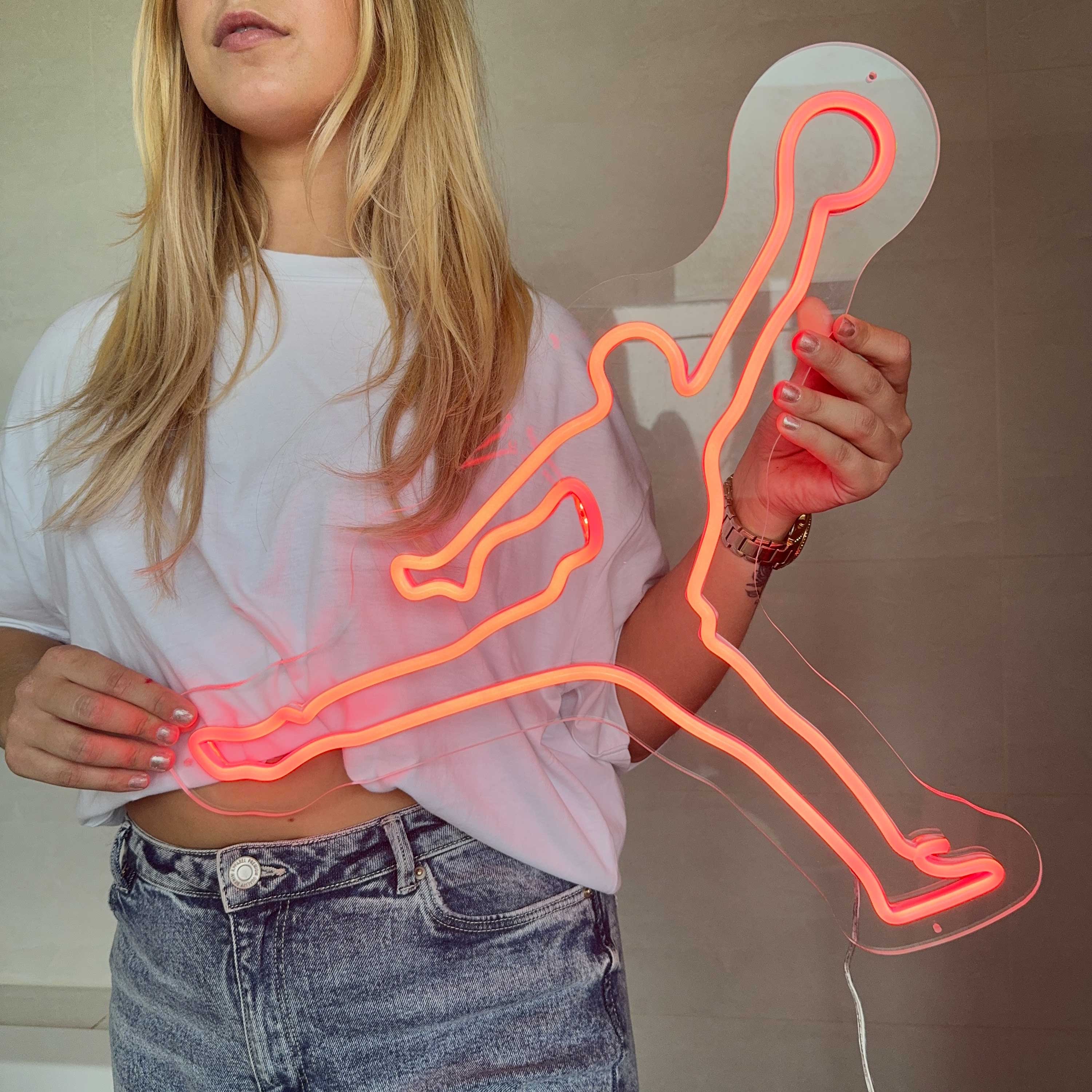 Neon Schild Jordanien