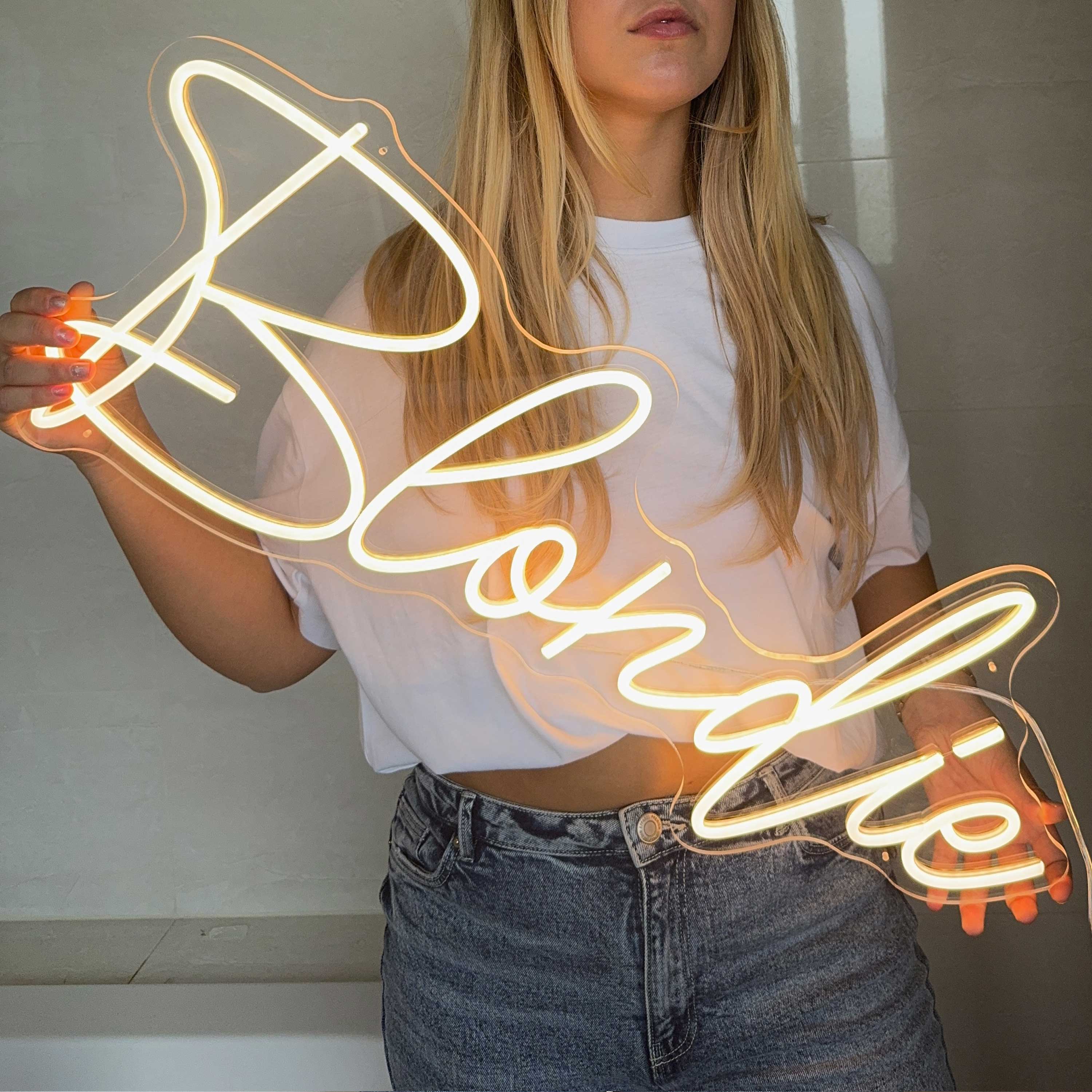Neon Schild Blondie
