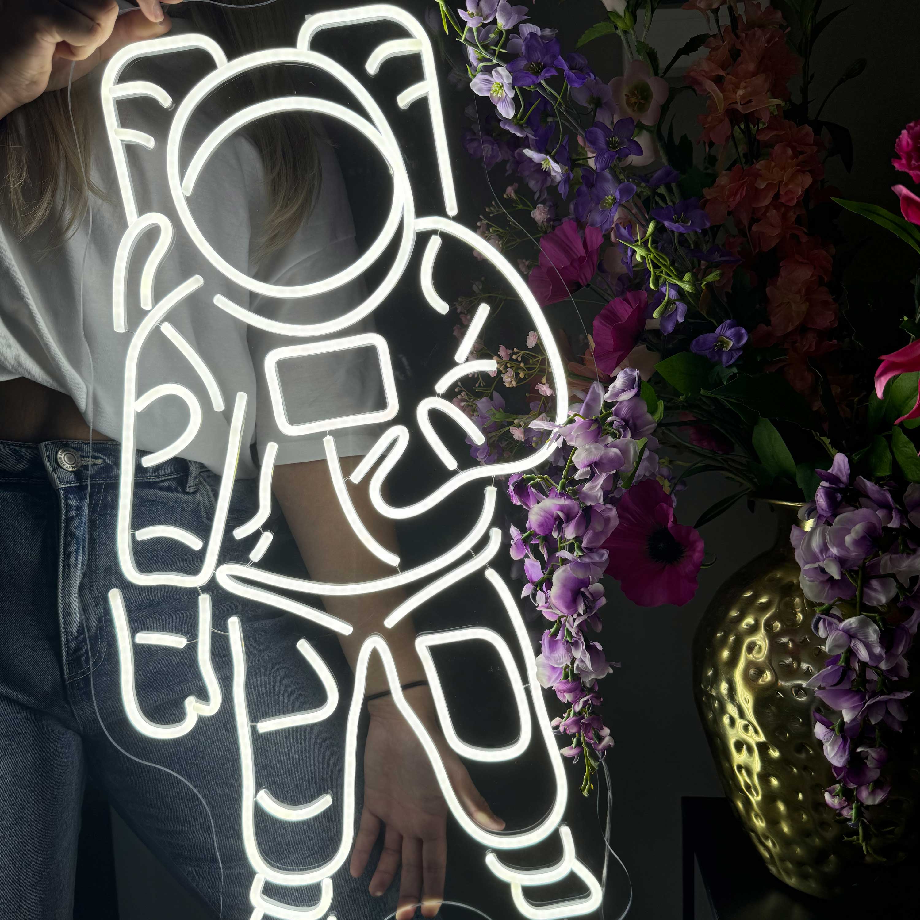 Neon Schild Astronaut