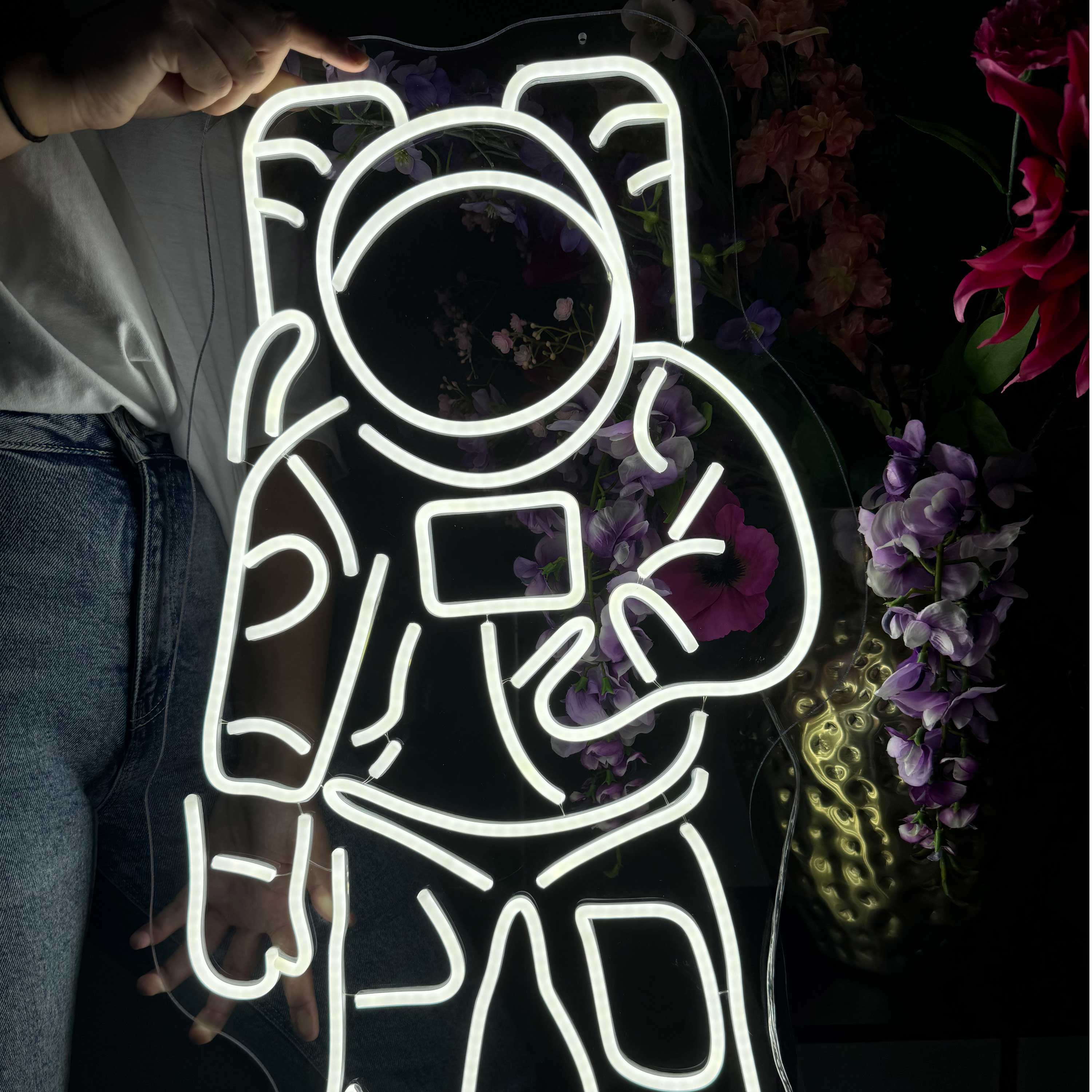 Neon Schild Astronaut