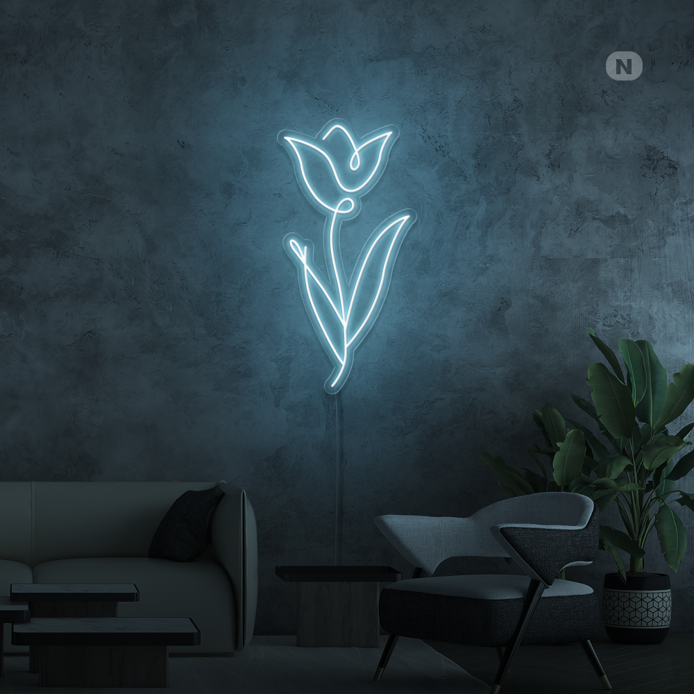 Neon Schild Rose