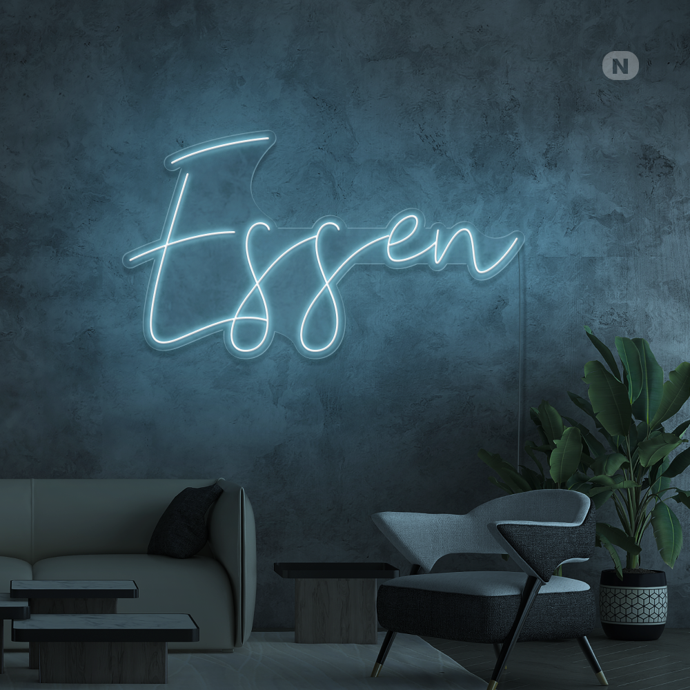 Neon Schild Essen