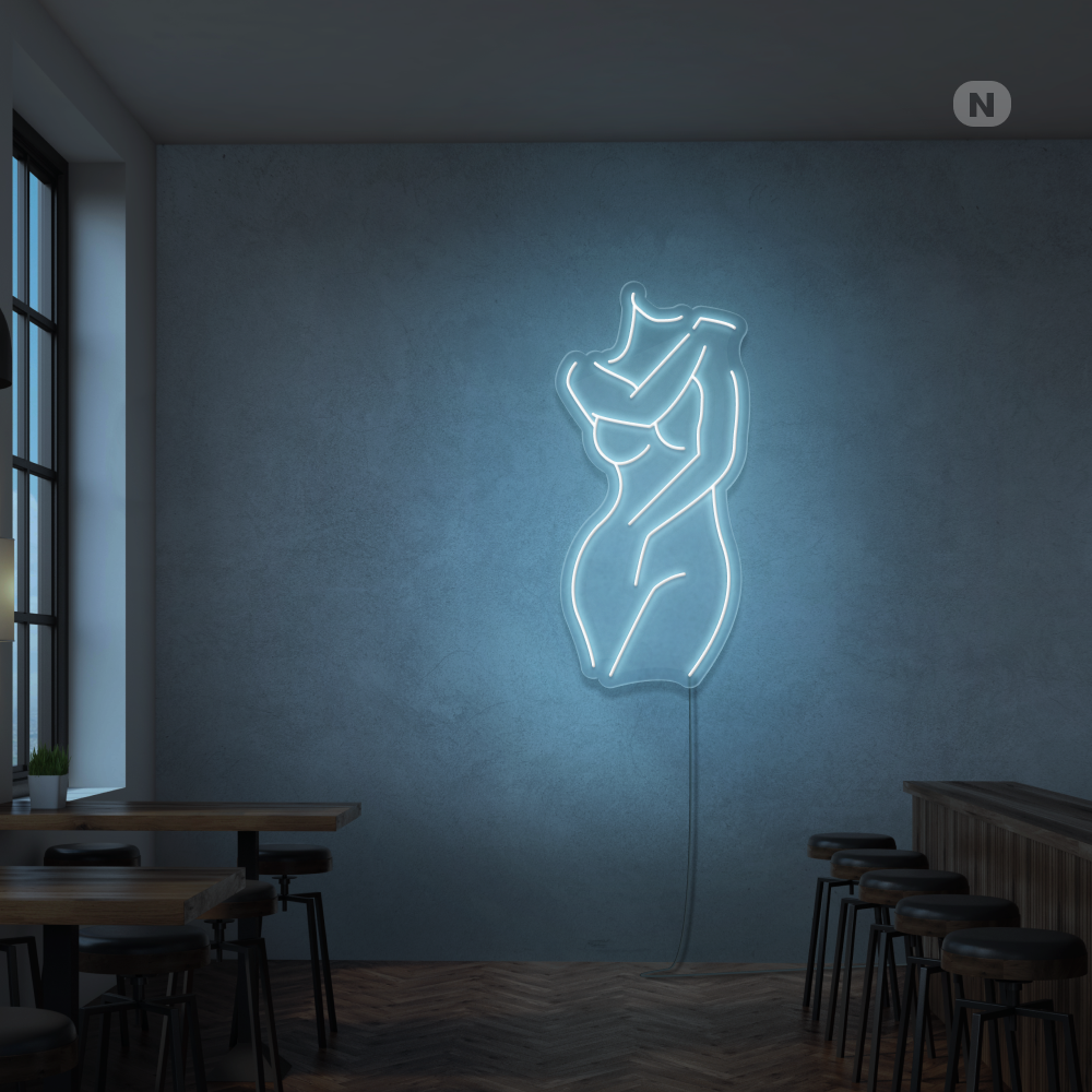 Neon Schild Sexy Mädchen