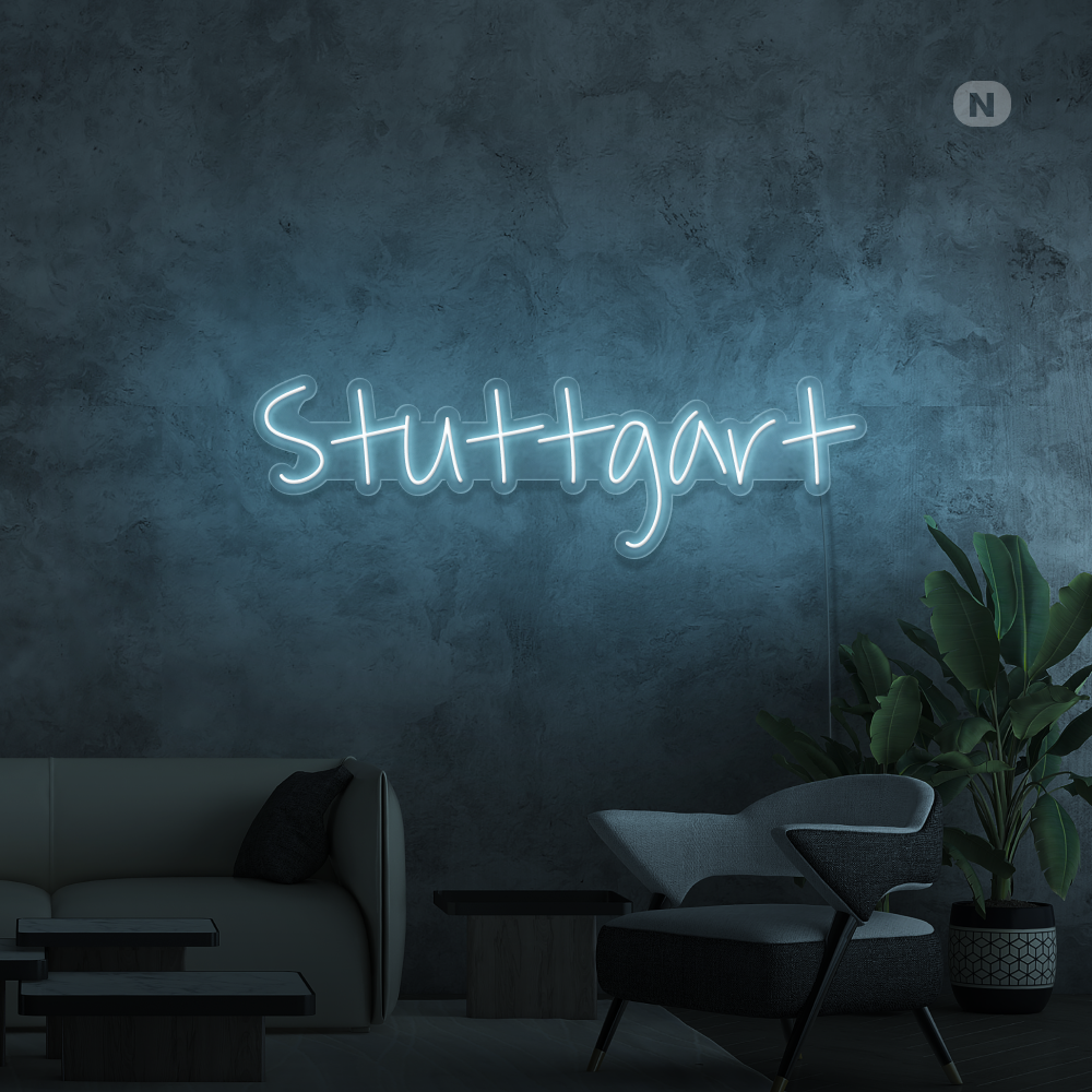Neon Schild Stuttgart