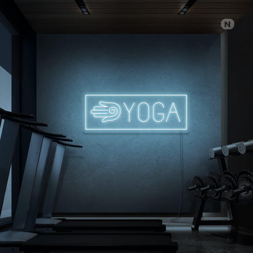 Neon Schild Yoga
