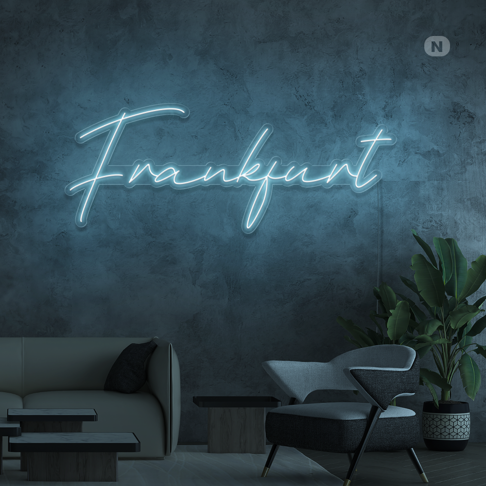 Neon Schild Frankfurt