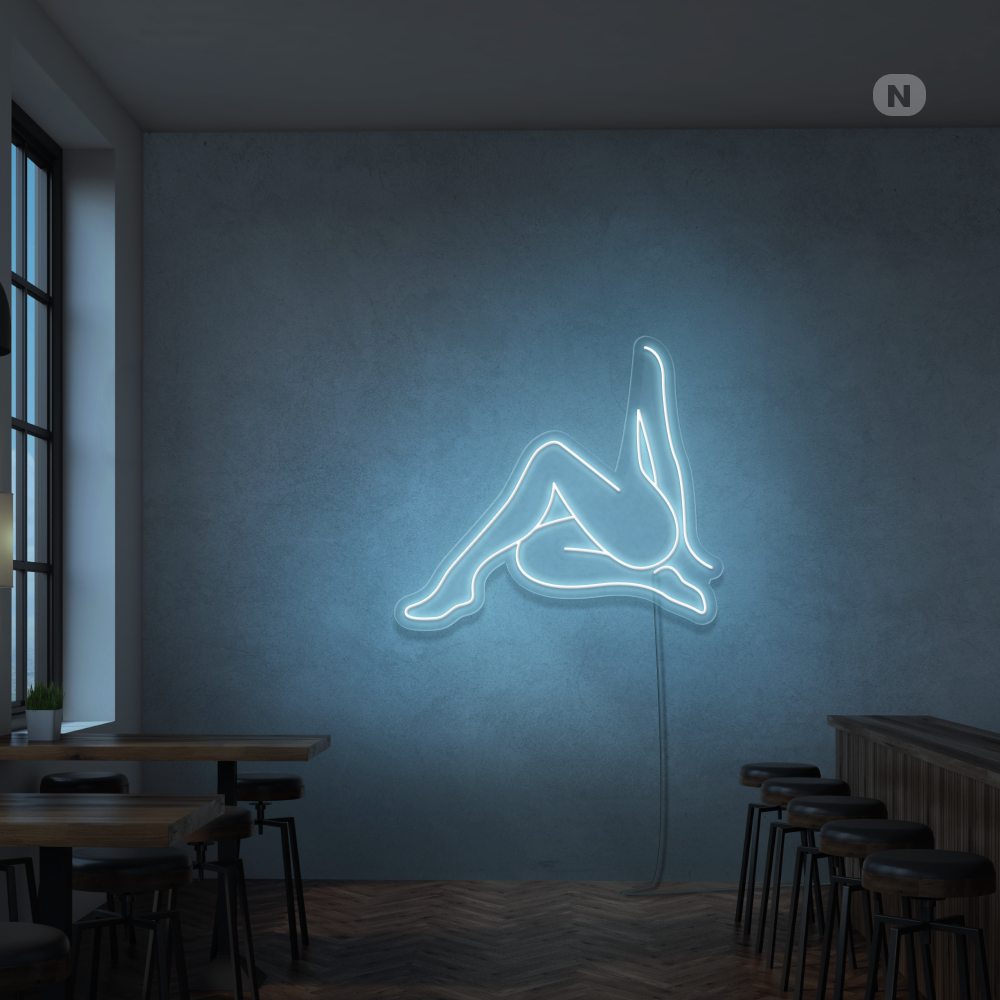 Neon Schild Sexy Mädchen