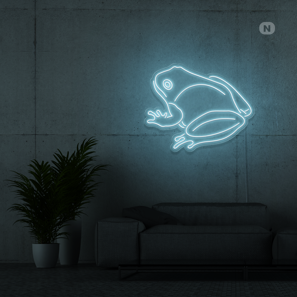 Neon Schild Frosch