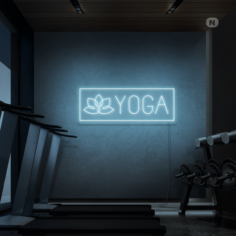 Neon Schild Yoga