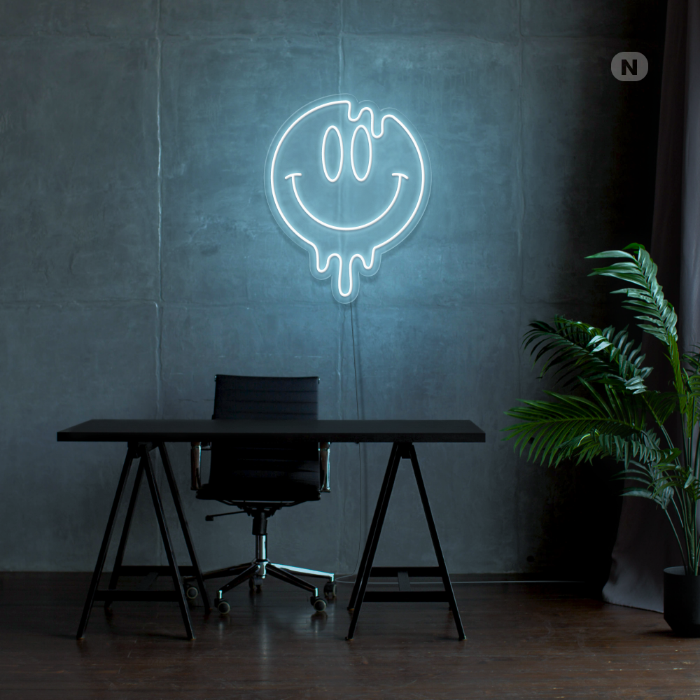 Neon Schild Smiley