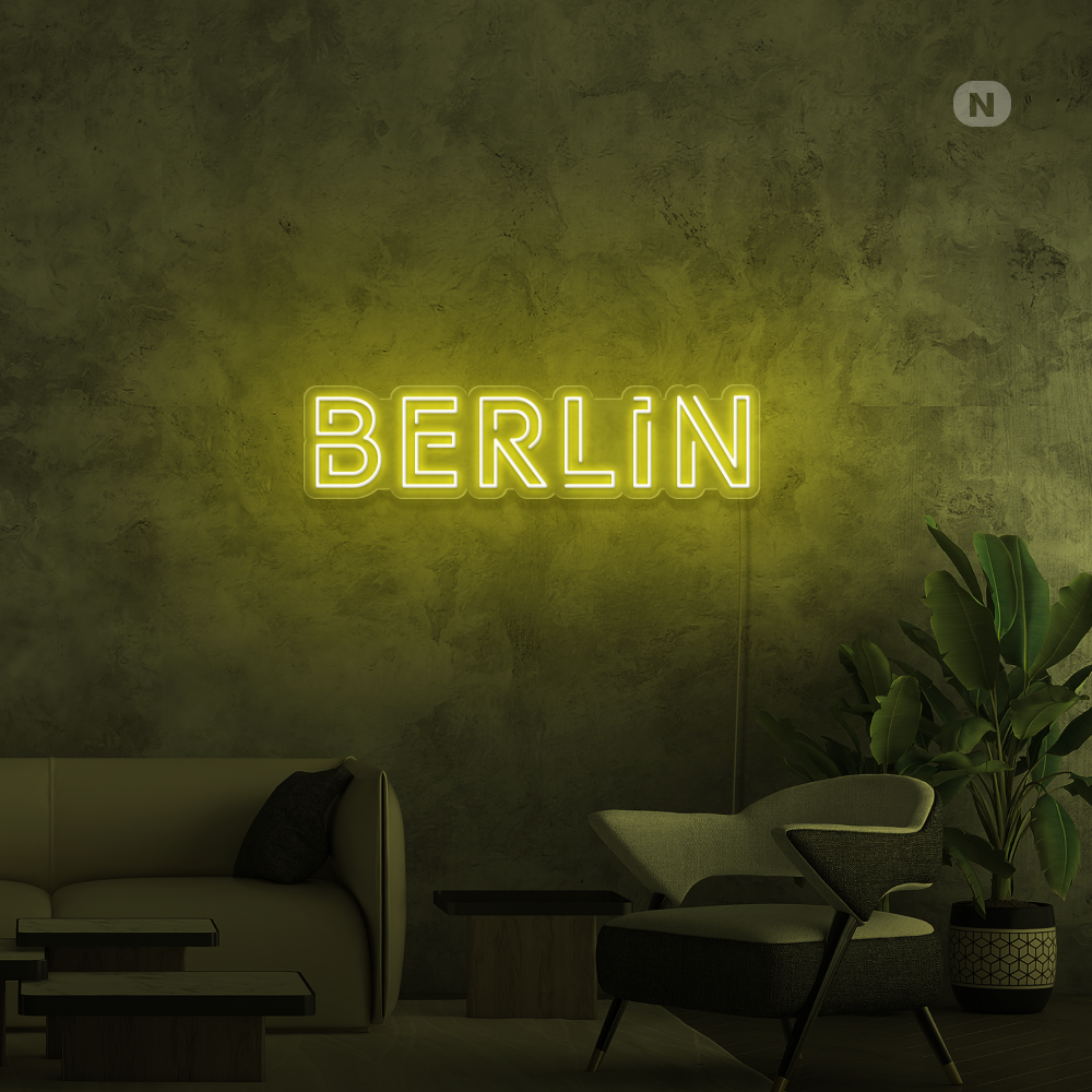 Neon Schild Berlin