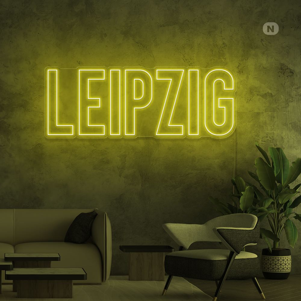 Neon Schild LEIPZIG