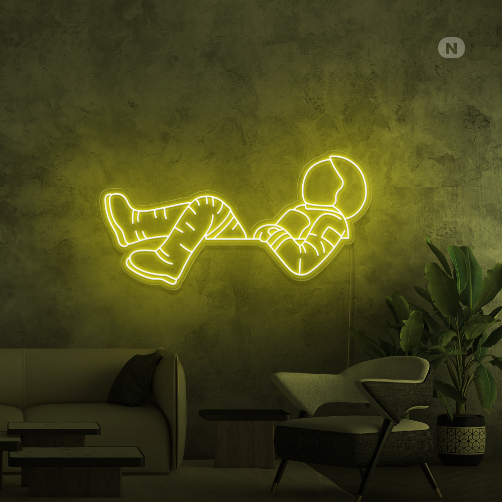 Neon Schild Astronaut