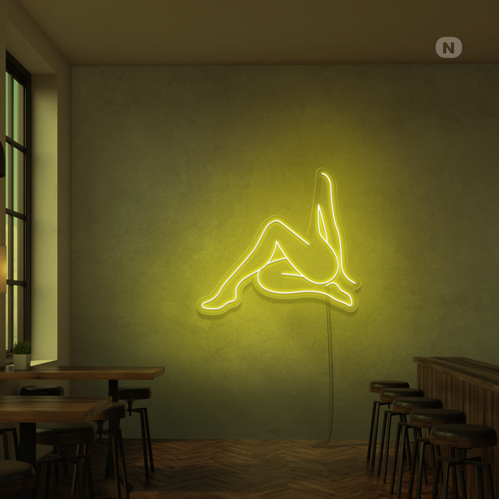 Neon Schild Sexy Mädchen