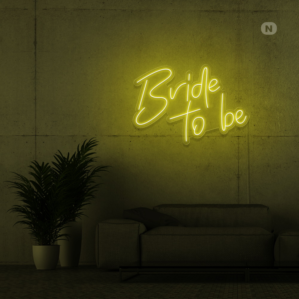 Neon Schild Bride To Be