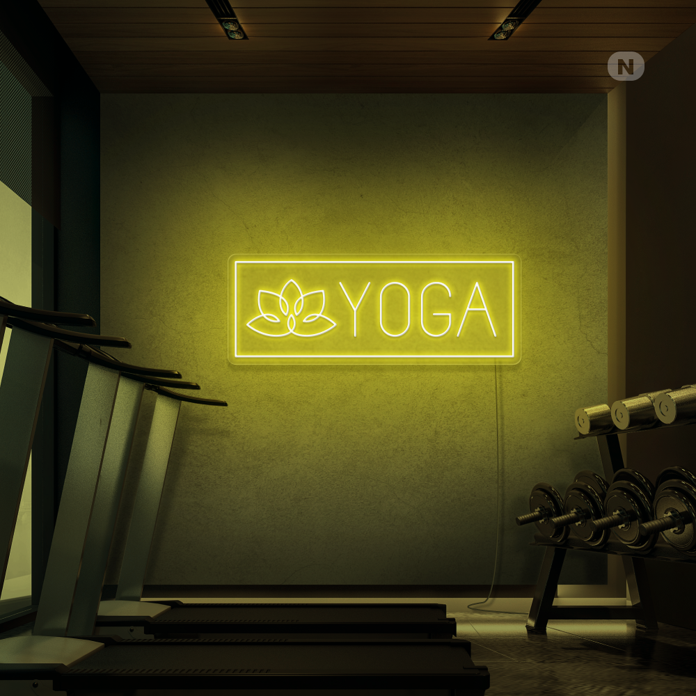 Neon Schild Yoga