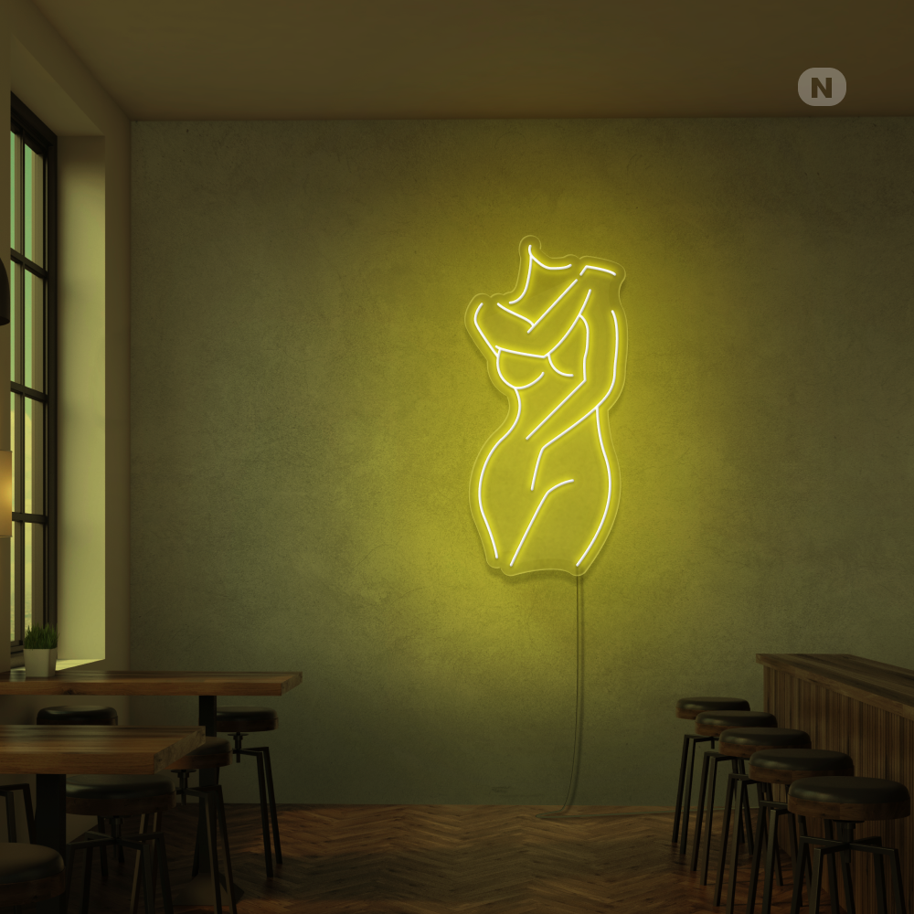 Neon Schild Sexy Mädchen