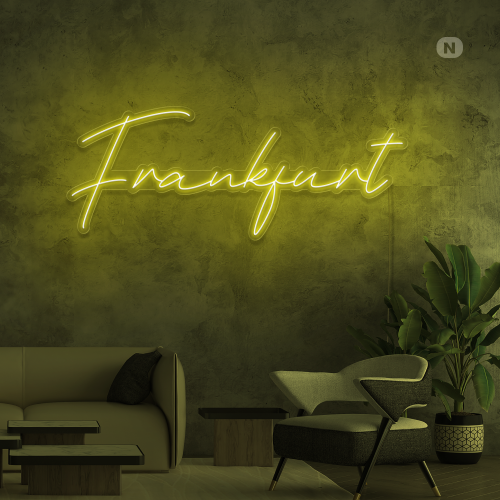 Neon Schild Frankfurt