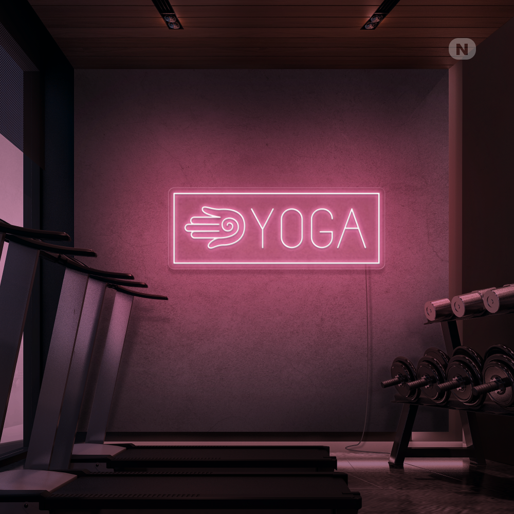 Neon Schild Yoga