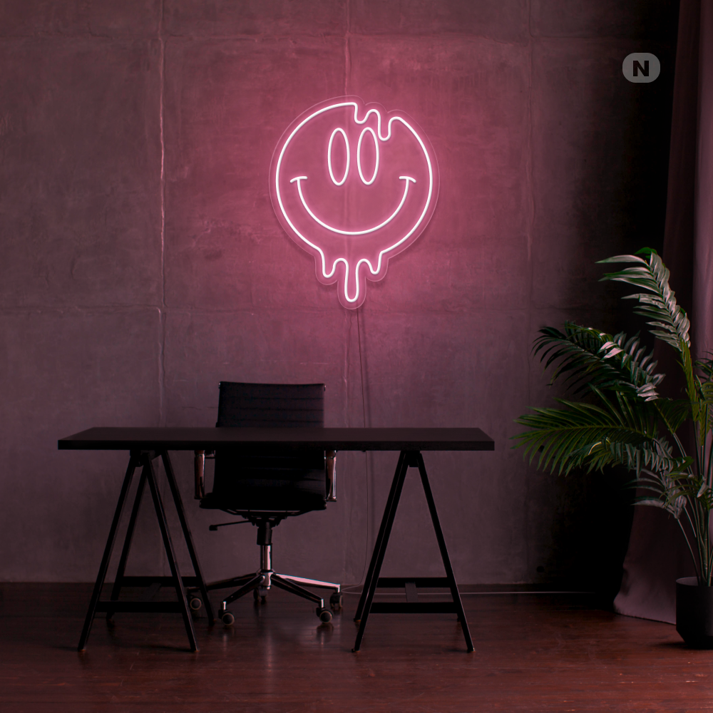 Neon Schild Smiley