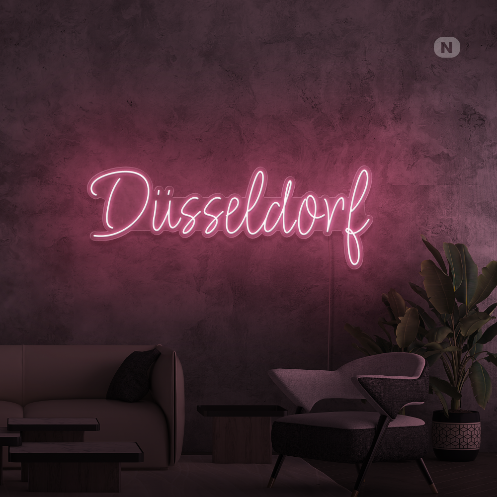 Neon Schild Düsseldorf