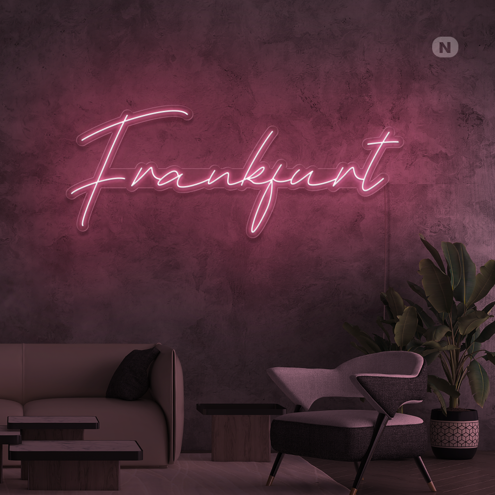 Neon Schild Frankfurt