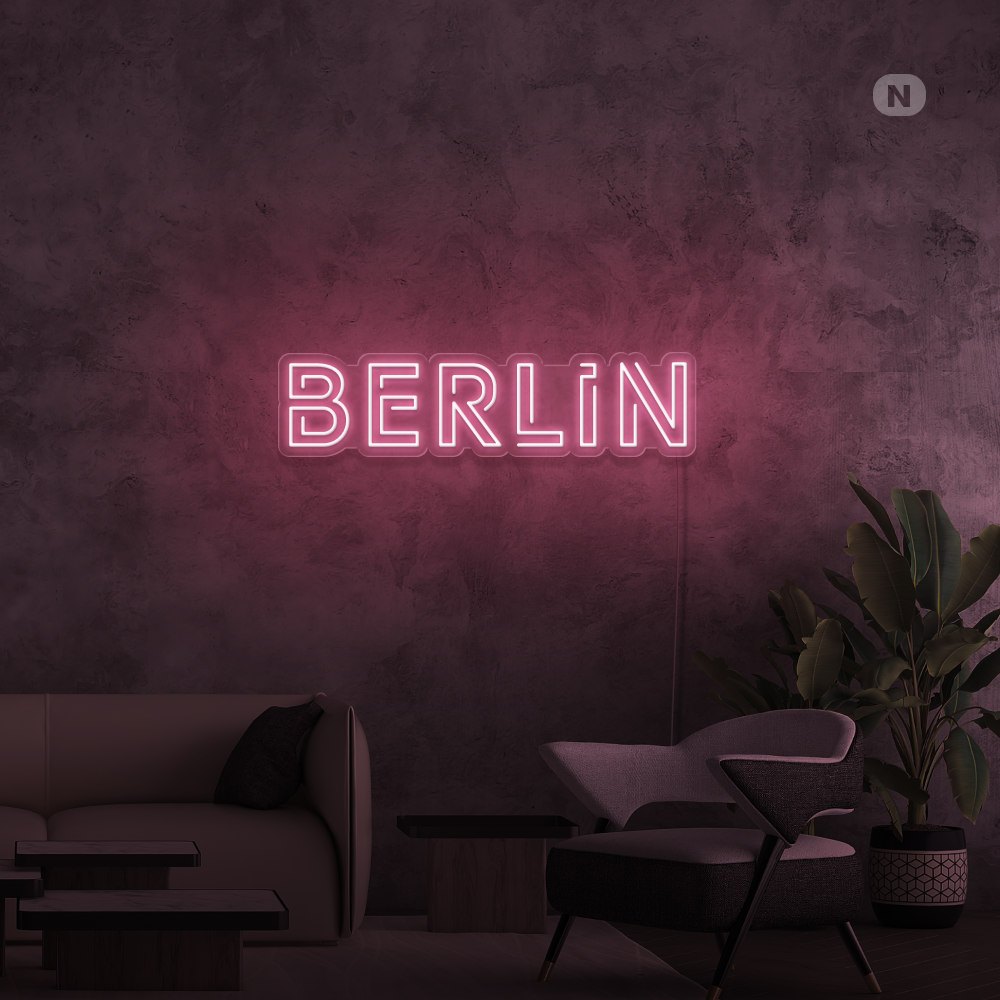 Neon Schild Berlin