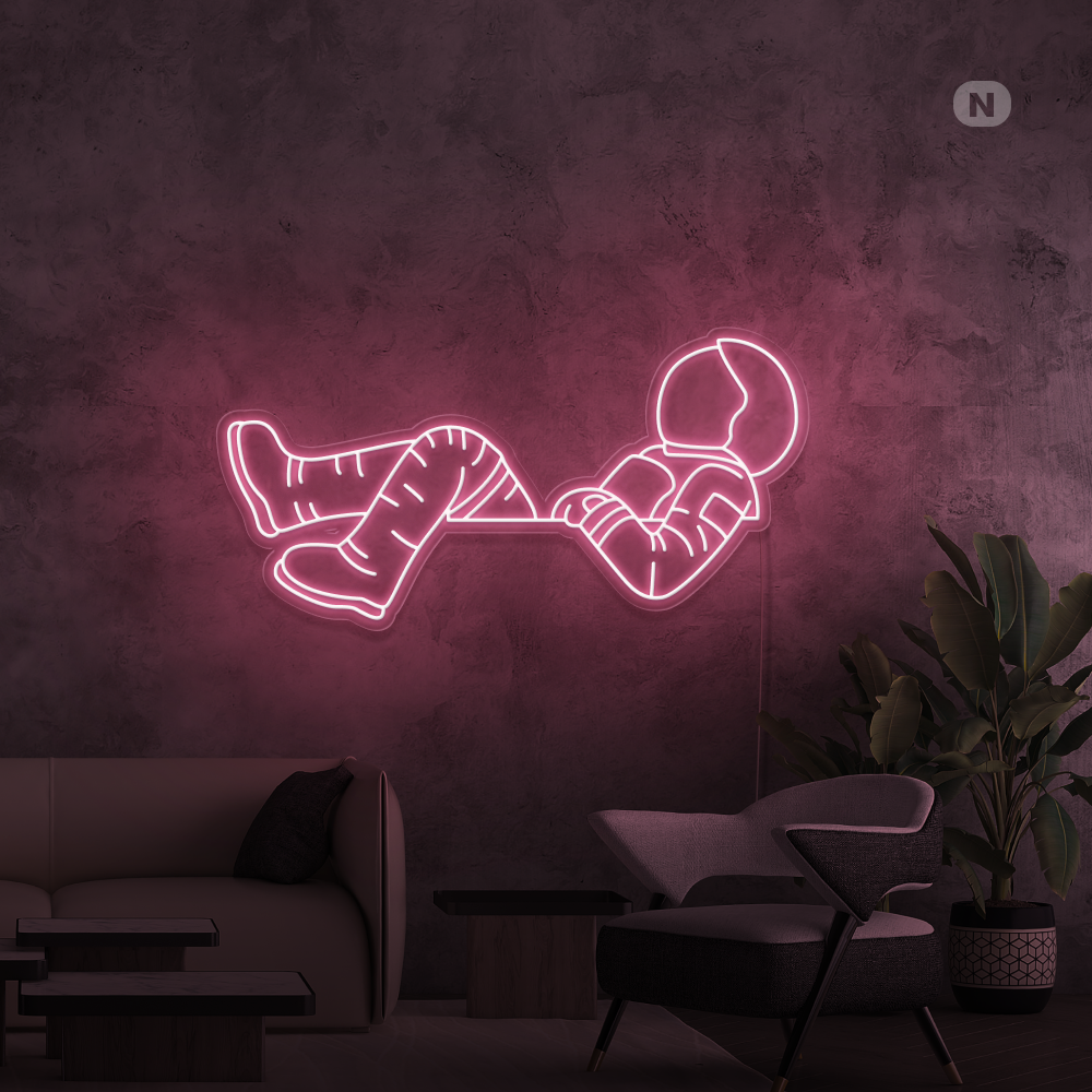 Neon Schild Astronaut
