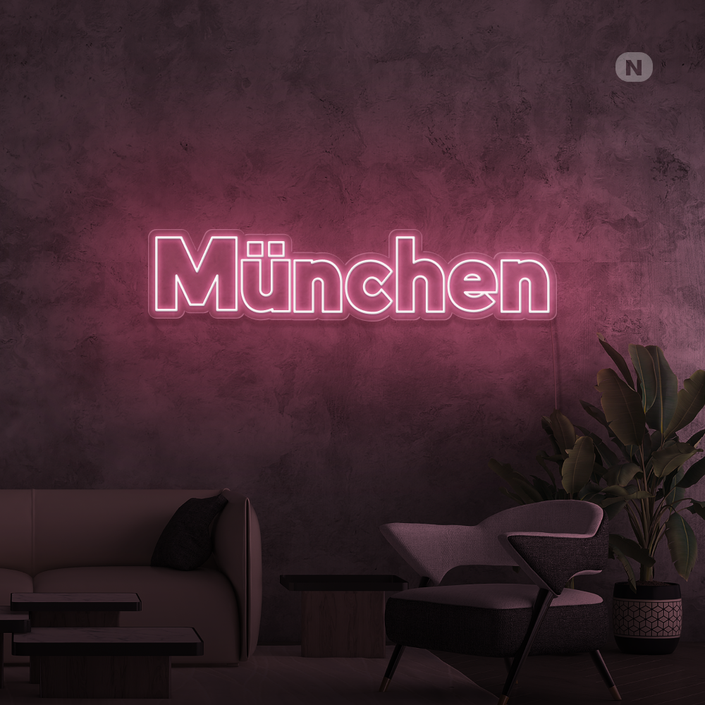 Neon Schild München