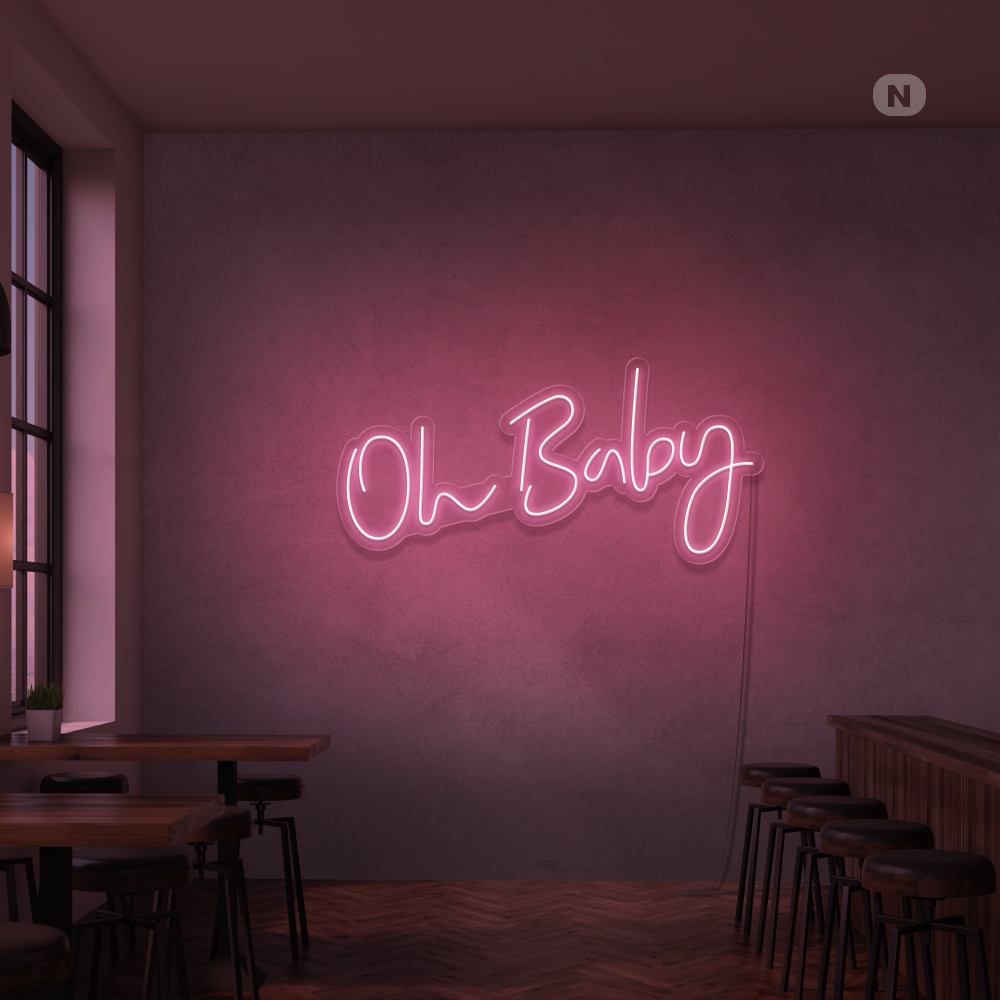 Neon Schild Oh Baby