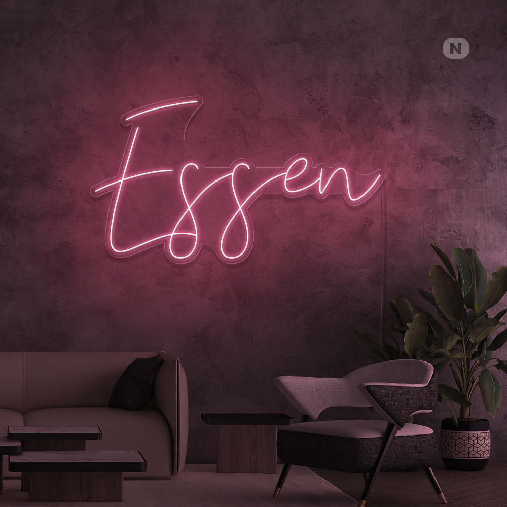 Neon Schild Essen