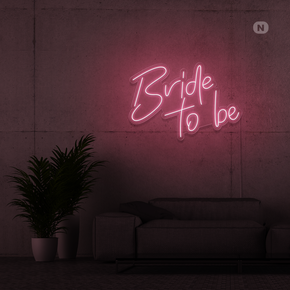 Neon Schild Bride To Be