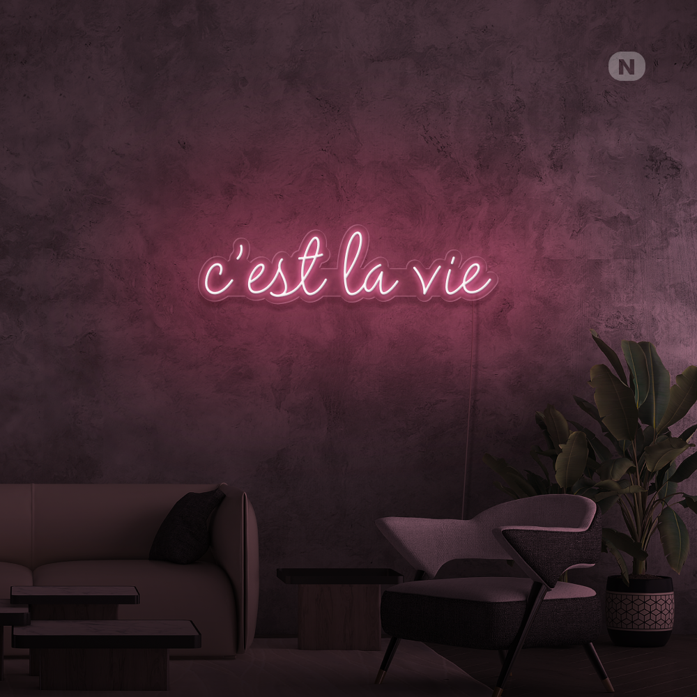 Neon Schild cestlavie