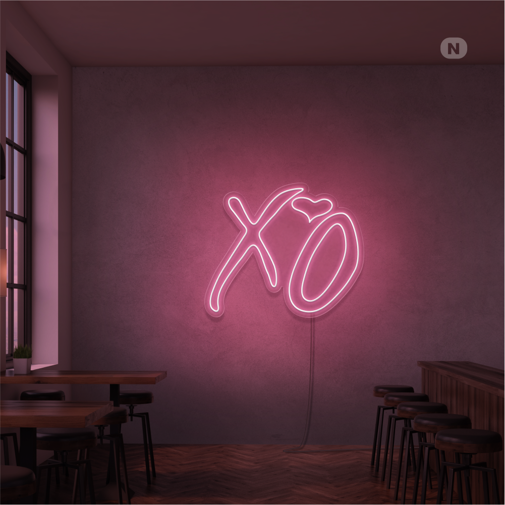 Neon Schild XO