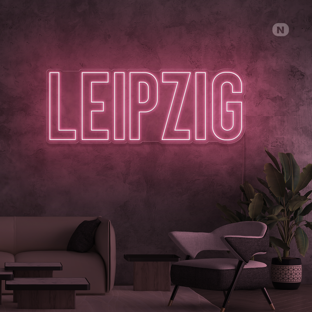 Neon Schild LEIPZIG