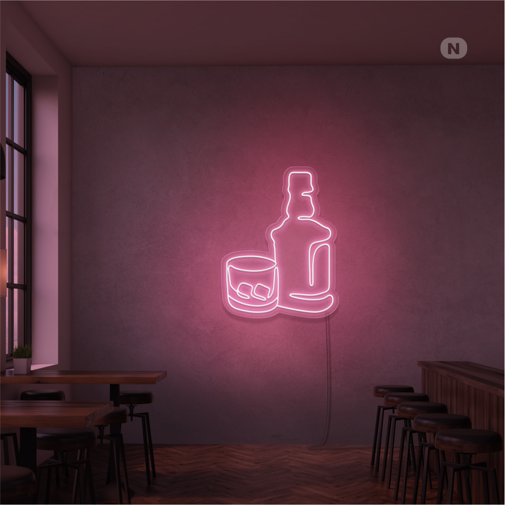 Neon Schild Whisky