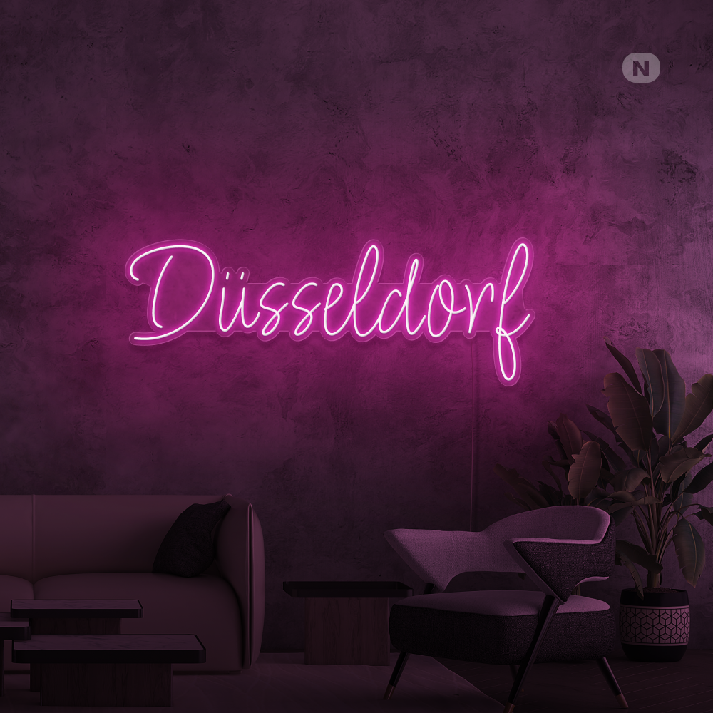 Neon Schild Düsseldorf