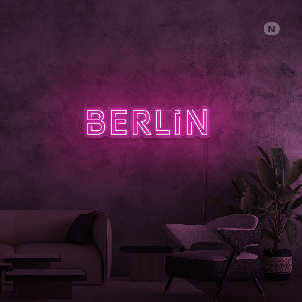 Neon Schild Berlin