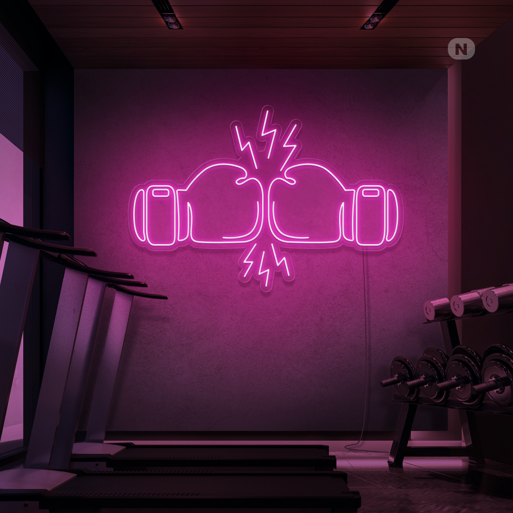 Neon Schild Boxen