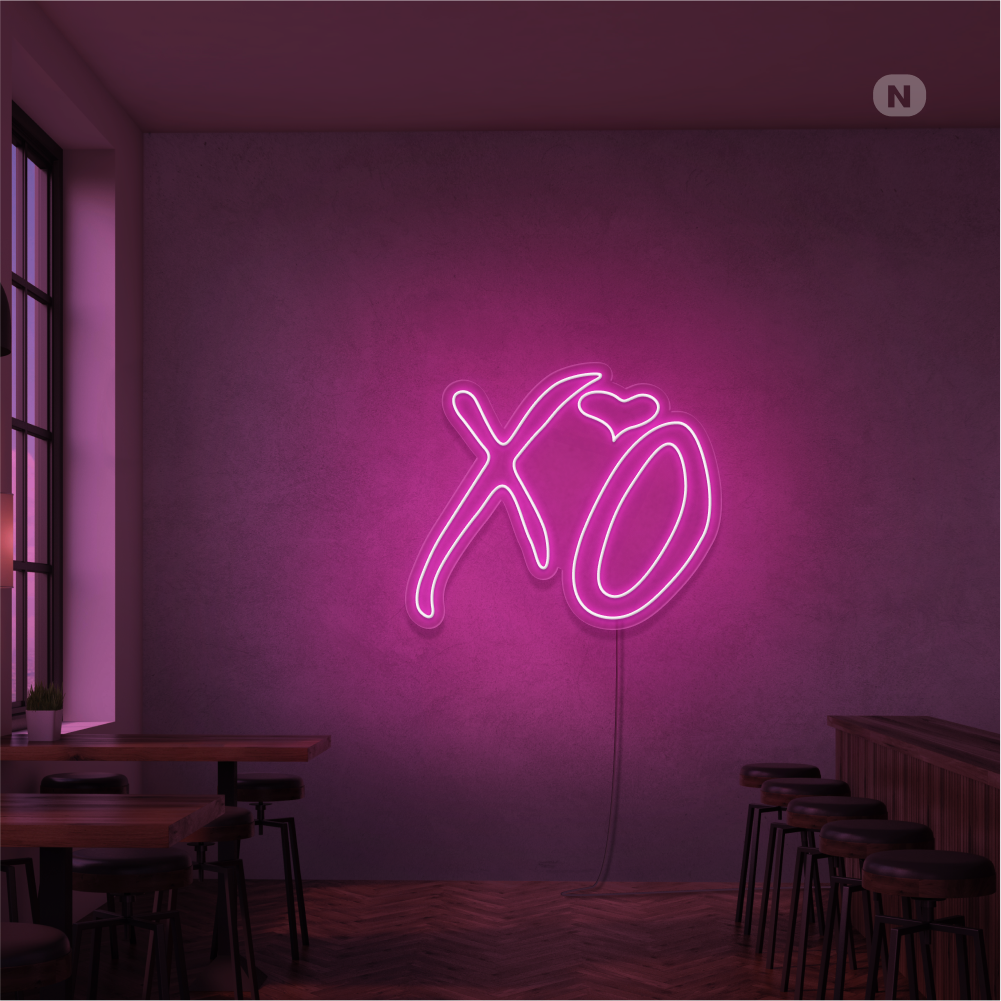 Neon Schild XO
