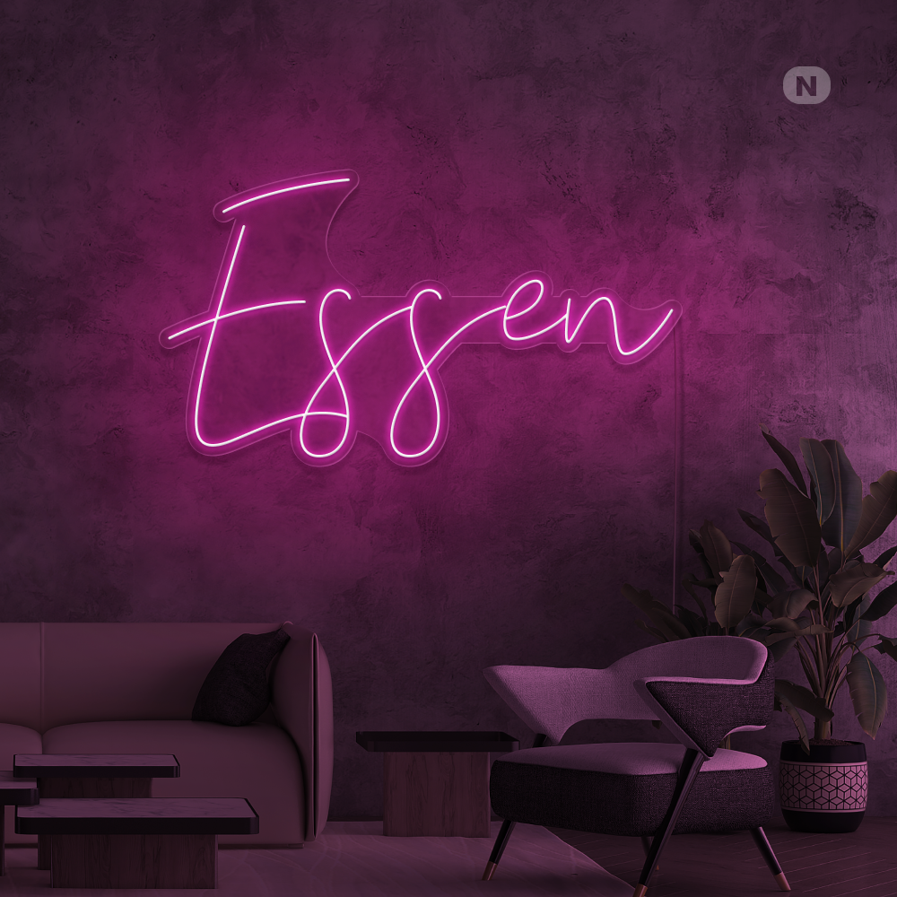 Neon Schild Essen