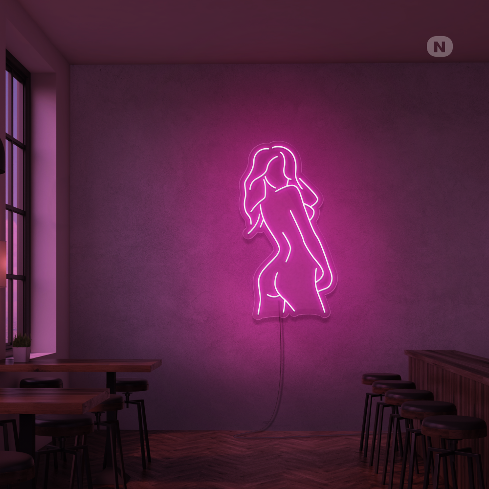 Neon Schild Exotisches Girl