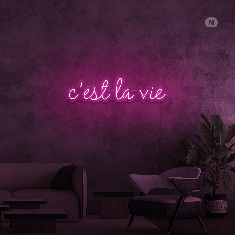 Neon Schild cestlavie