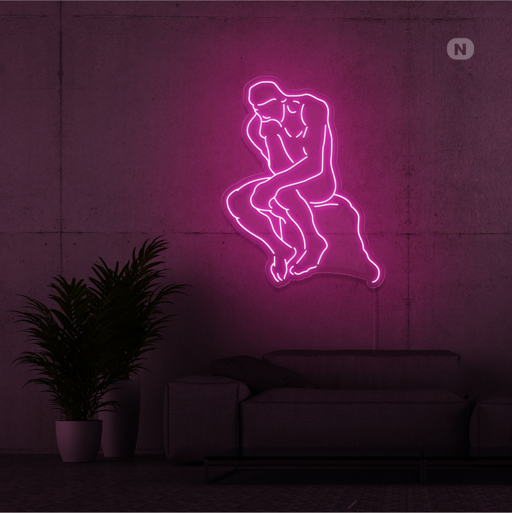 Neon Schild Der Denker
