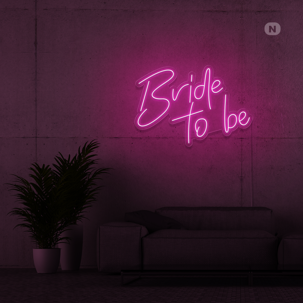 Neon Schild Bride To Be