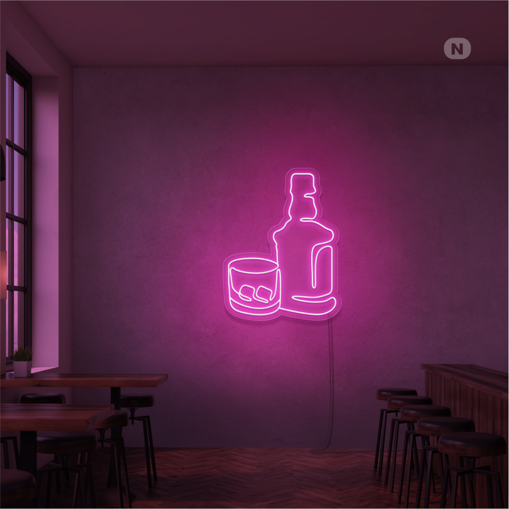 Neon Schild Whisky