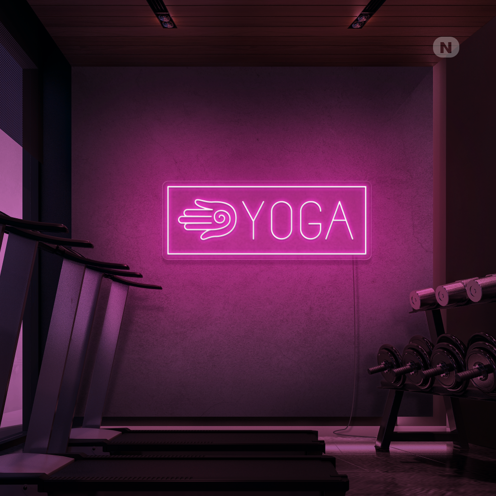 Neon Schild Yoga