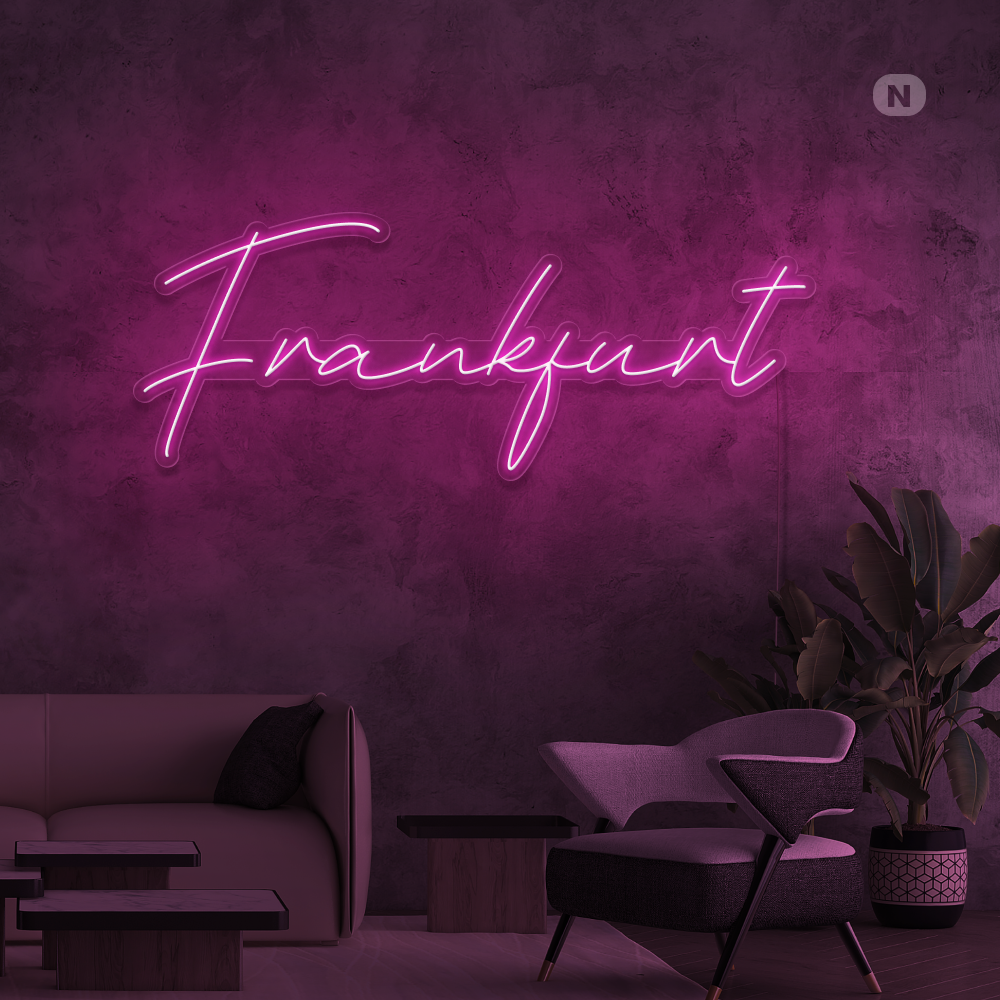 Neon Schild Frankfurt